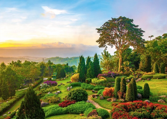 Garten auf dem Hügel 1000 Teile Puzzle