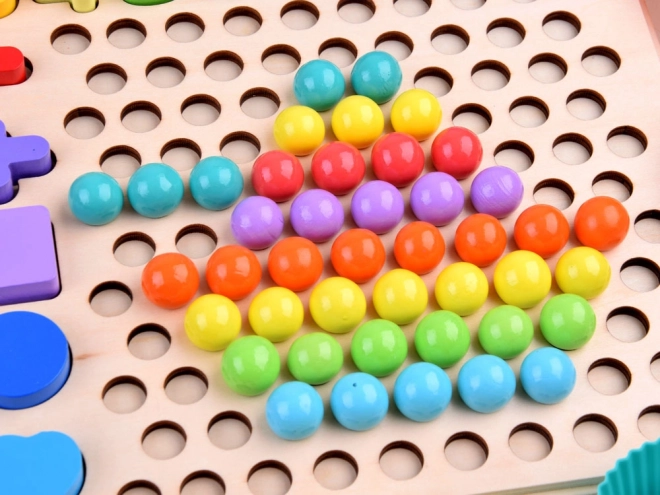 Holz Lerntafel - Zahlen Puzzle für Kinder