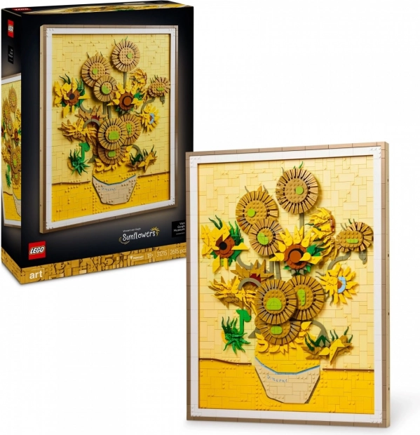 Lego Art Sonnenblumen von Vincent van Gogh