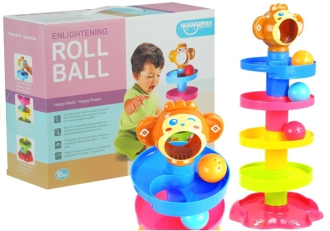 Bildungsklasse Baby Monkey Rutsche