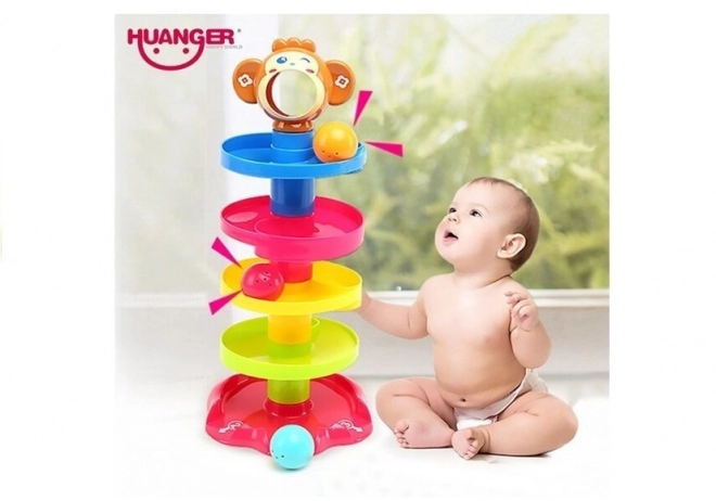 Bildungsklasse Baby Monkey Rutsche