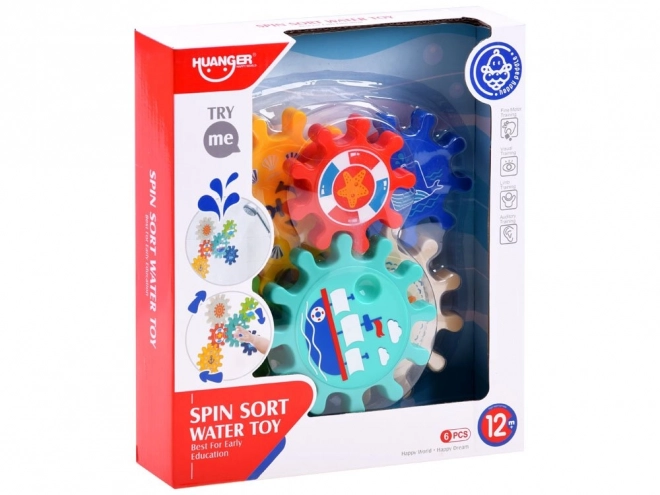 Buntstifte Wasser Spielzeug Zahnräder