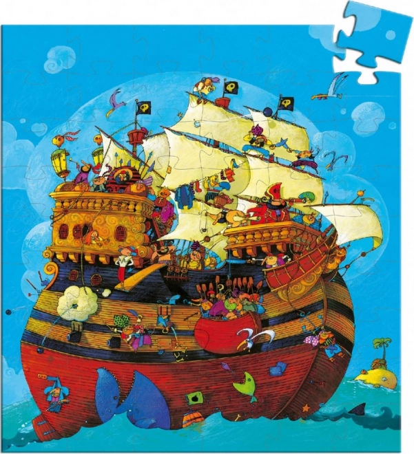 DJECO Puzzle Piratenschlacht 54 Teile