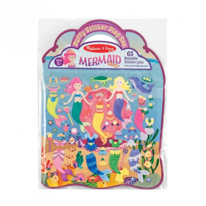 Melissa & Doug - Sticker Set Meerjungfrauen mit 3D-Effekt