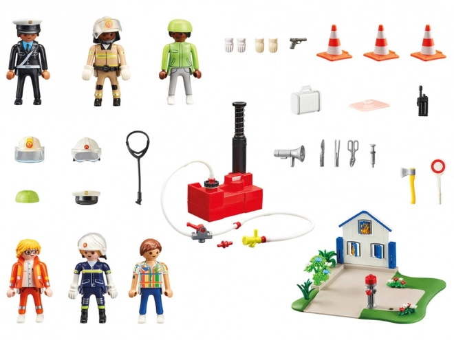 Playmobil Rettungseinsatz Figuren Set