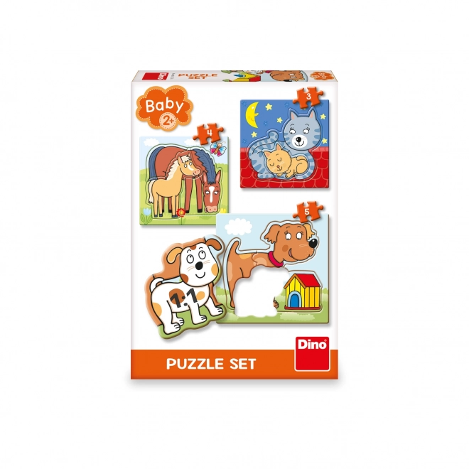 Tierpuzzle-Set für Kleinkinder