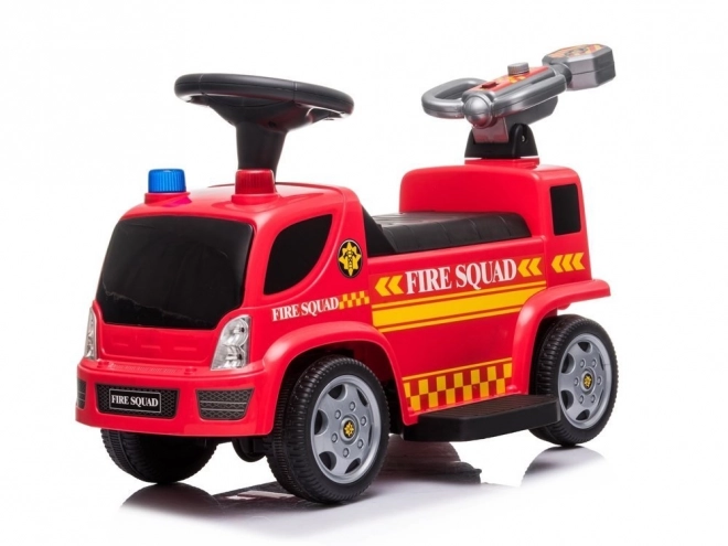 Kinderfahrzeug Feuerwehr mit Seifenblasenkanone