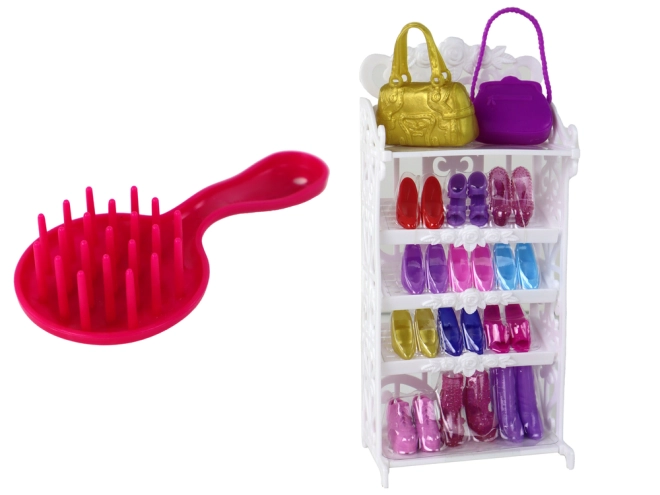 Schuhset und Handtaschen