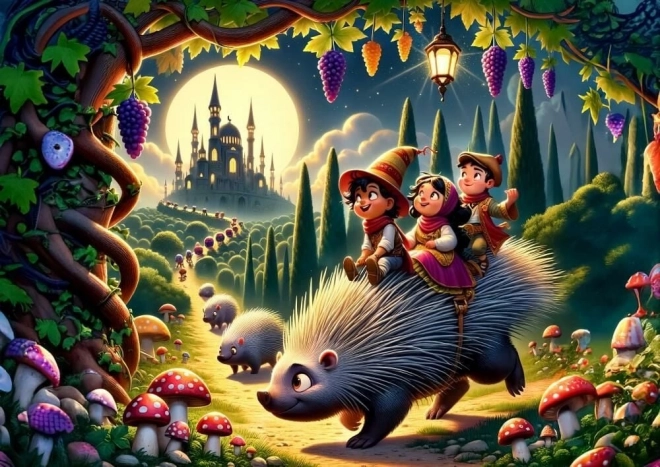 Puzzle Igel und Freunde 200 Teile