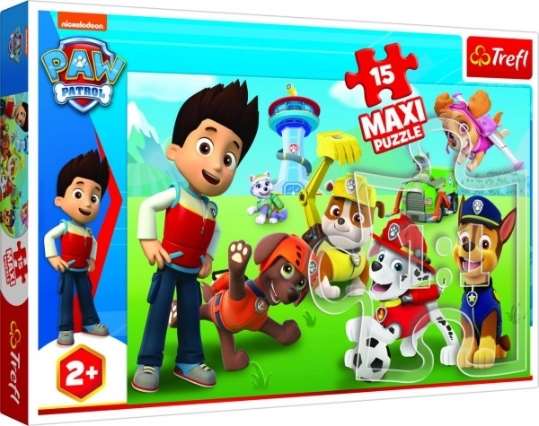 TREFL Puzzle PAW PATROL Maxi 15 Teile
