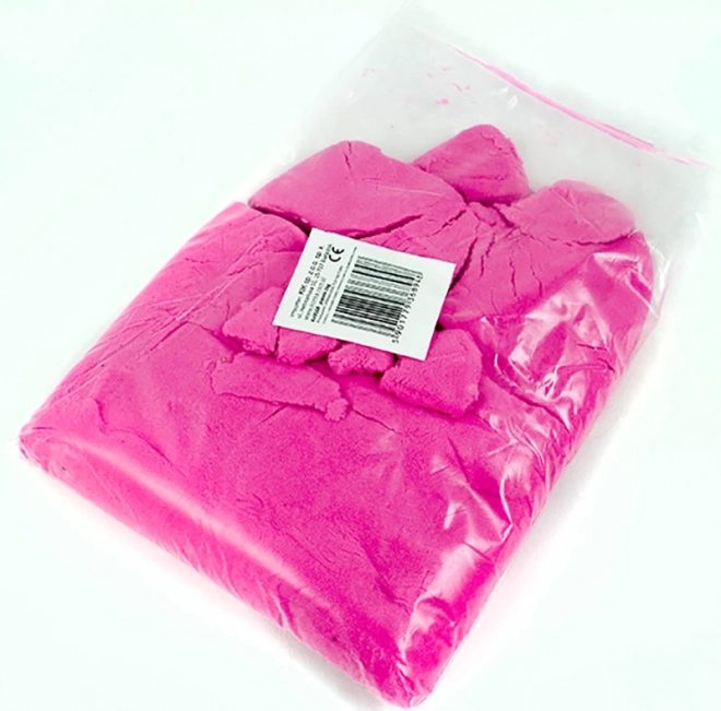 Grüner kinetischer Sand im Beutel 1kg – Rosa