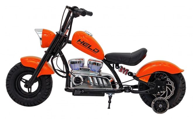 Motorrad Chopper Warrior Orange