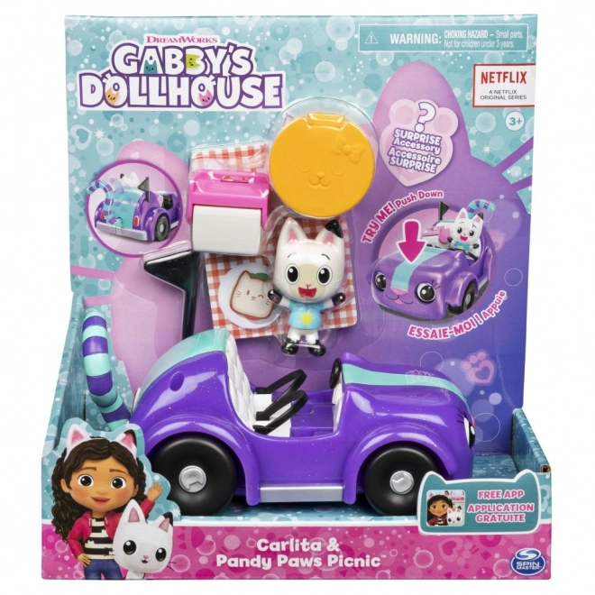 Gabby's Dollhouse Carlita Fahrzeug mit Figur