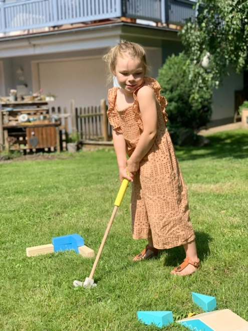 Kleiner Fuß Minigolf-Set Aktive