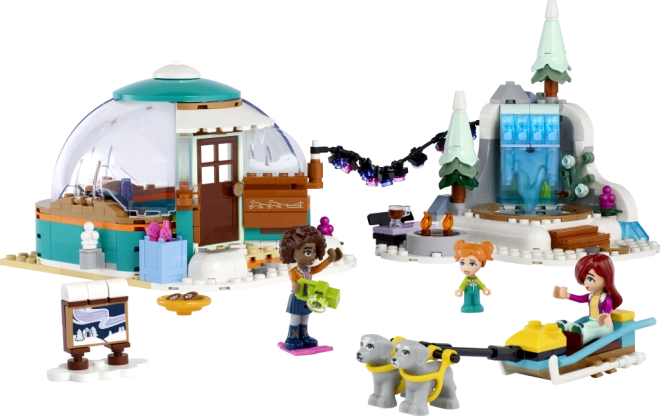 Kreatives Spiel im Schnee