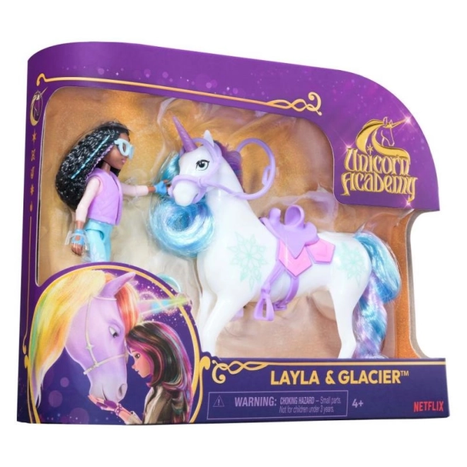 Unicorn Academy Figuren Layla und Glacier