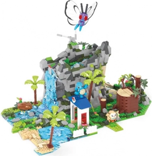 Beeindruckender Wasserfall und realistische Details