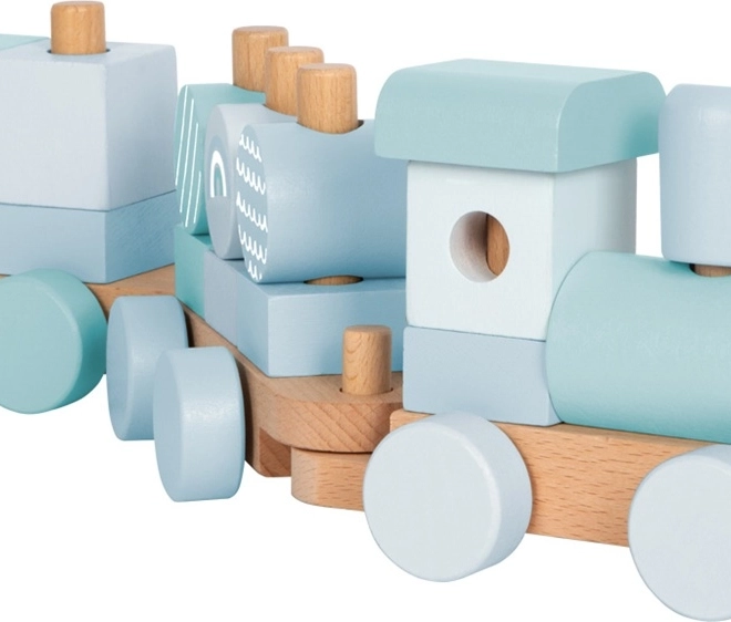Small Foot Holzspielzeug Zug blau