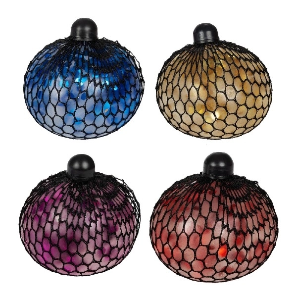 Antistressball mit Glitzer in 4 Farben