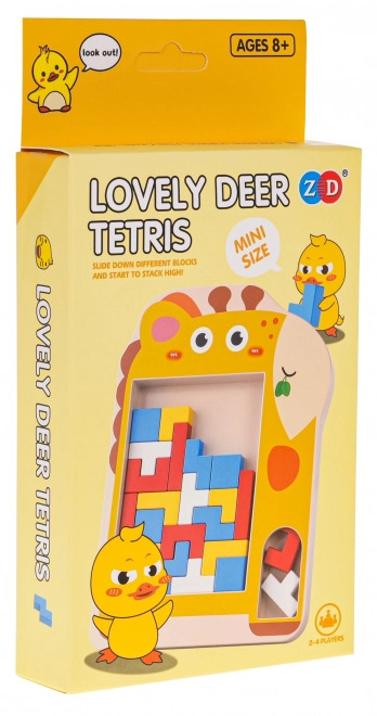 Mini-Giraffen-Tetris-Spiel für Kinder und Erwachsene