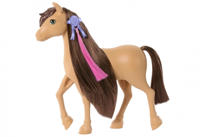Barbie Pferd Pepper mit braunen Haaren zum Stylen
