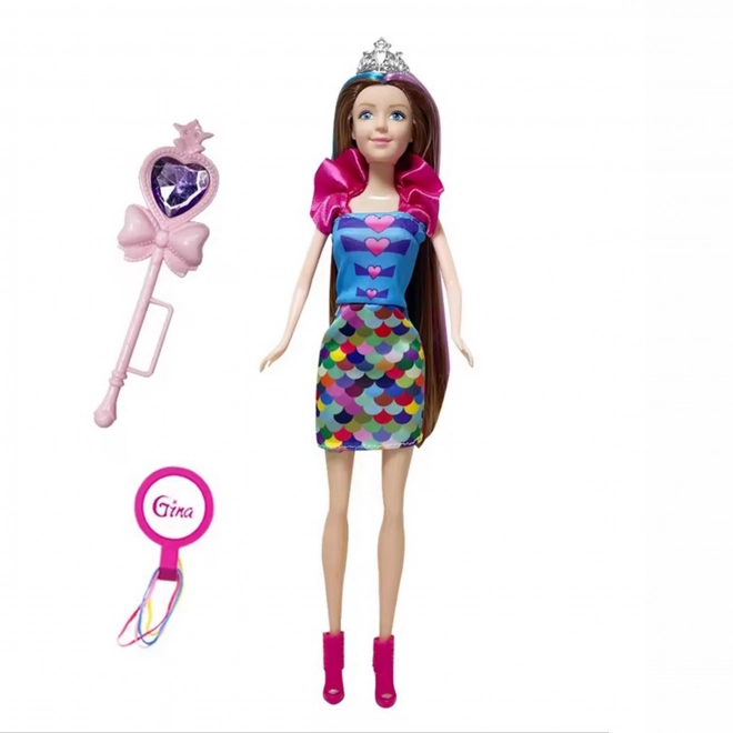 WOOPIE Set 4 Magische Prinzessinnen - Box Puppen 4v1 mit Zubehör