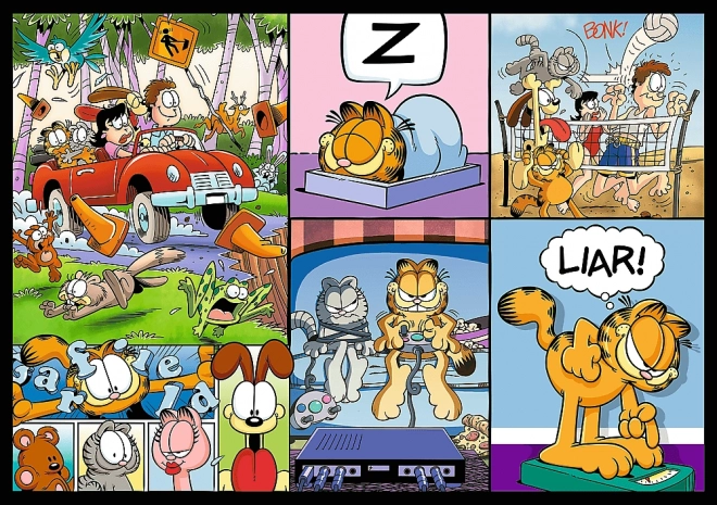 Puzzle Garfield mag keine Montage