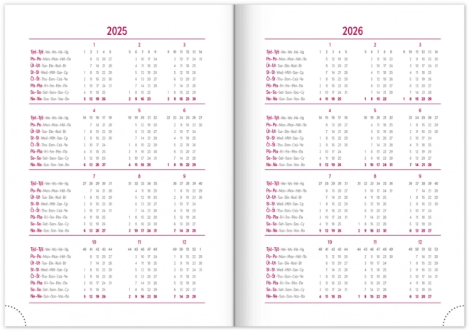 Notizbuch Balacron 2025 Dunkelblau