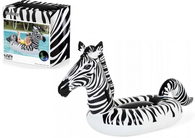 Dmuchany Zebra-LED-Matratze 254 x 142 cm