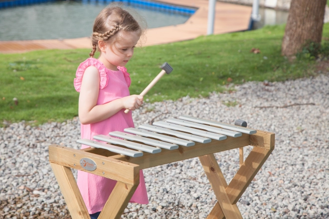 Klassisches World EDU Xylophon Großer Metallophon