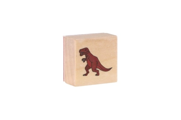 Holzstempel Set Dinosaurier mit Stempelkissen