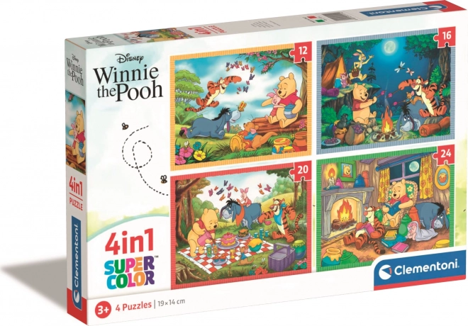 Clementoni Puzzle Winnie Puuh 4-in-1