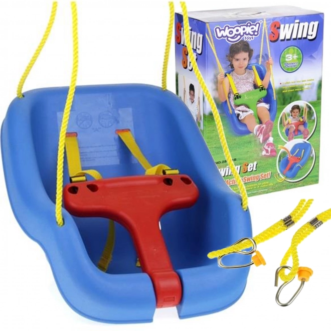 Woopie Schaukel 2-in-1 Kinderschaukelsitz mit Sicherheitsgurten