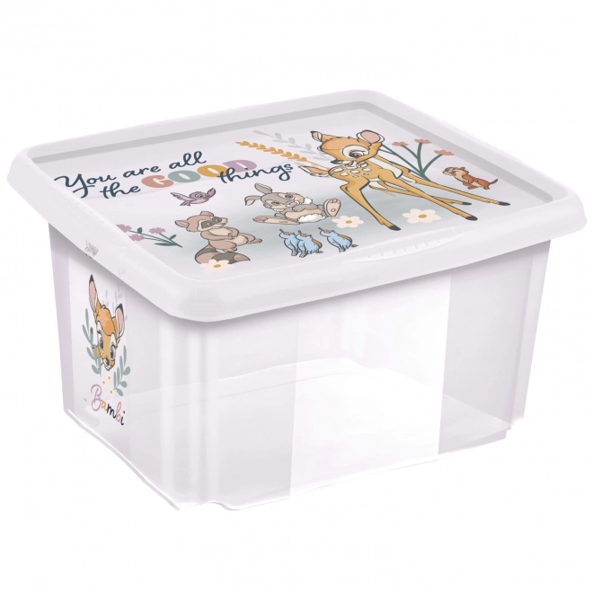 Aufbewahrungsbox mit Deckel 36l Bambi Transparent