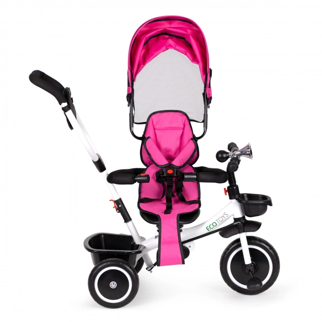 Dreirad mit 360° Drehbarem Sitz ECOTOYS Pink