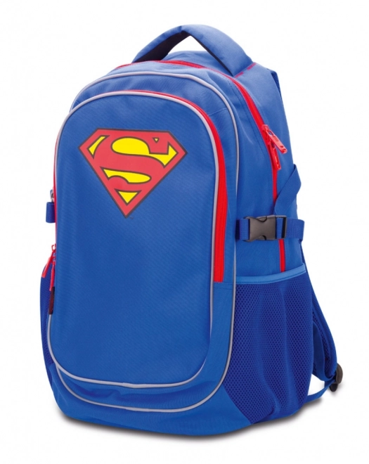 Schulrucksack mit Poncho Superman Original