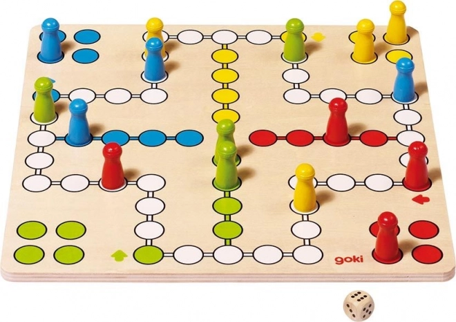 Klassisches Ludo-Brettspiel