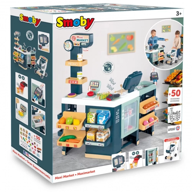 Kindersupermarkt SMOBY mit elektronischer Kasse