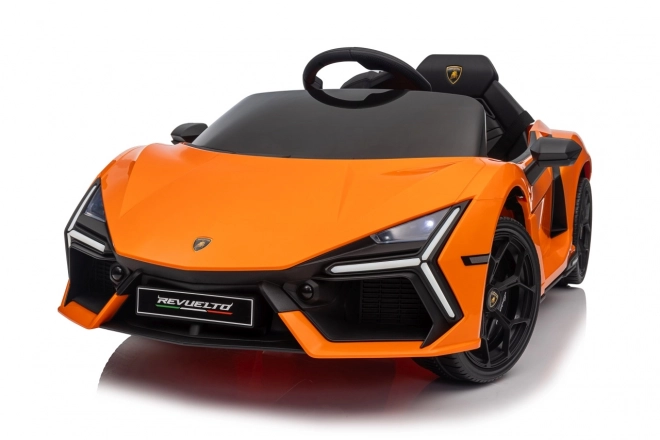 Kinder Elektroauto Lamborghini Revuelto orange