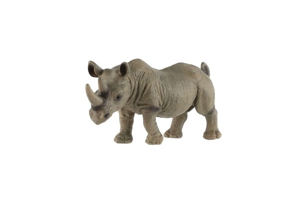 Zweihorn-Nashorn aus Kunststoff 14 cm im Beutel