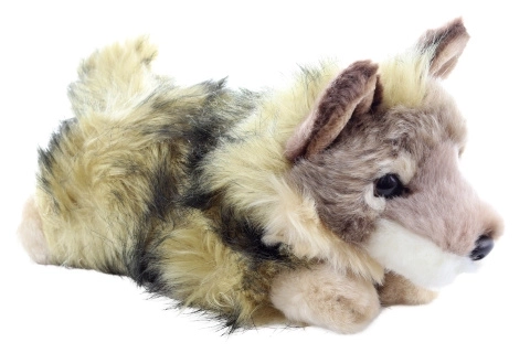 ECO-FRIENDLY Plüsch Wolf liegend 25 cm