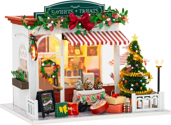 2Kids Spielwaren Miniaturhaus Weihnachtsbäckerei