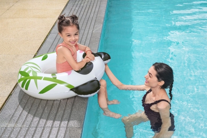 Schwimmring für Kinder mit Panda- und Froschmotiv