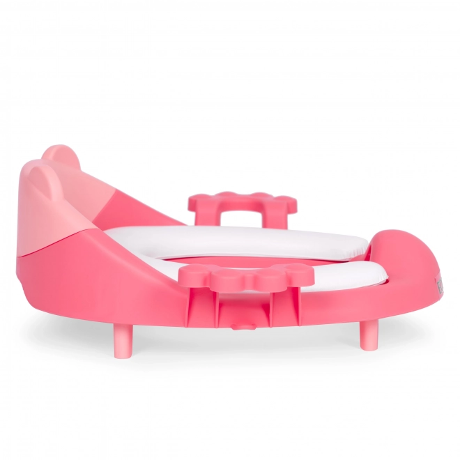 Toilettensitz für Kinder mit Griffen und weichem Kissen in Rosa von Ecotoys