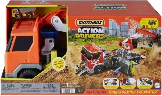 Funktionaler LKW und Bagger