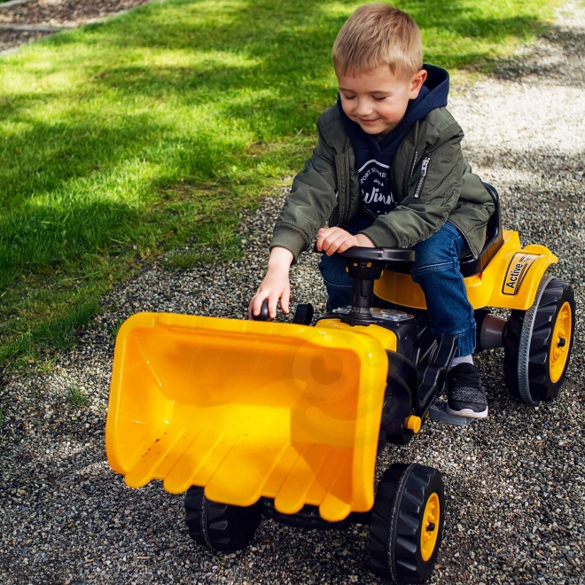 Trettraktor mit Bulldozer Woopie