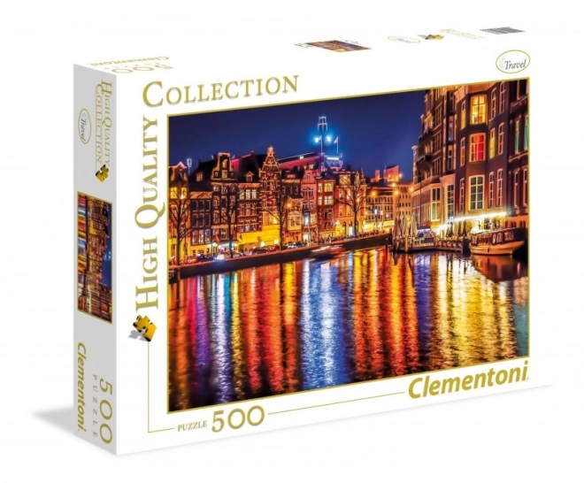 Clementoni Puzzle Nacht in Amsterdam