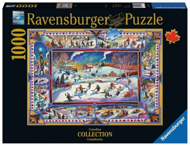 Ravensburger Puzzle Kanadischer Winter 1000 Teile