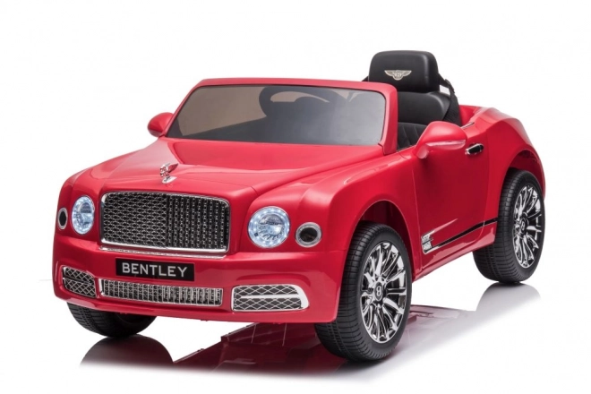 Roter Lackiertes Elektroauto Bentley Mulsanne