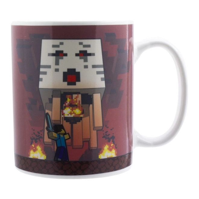 Tasse mit wechselndem Motiv Minecraft Nether